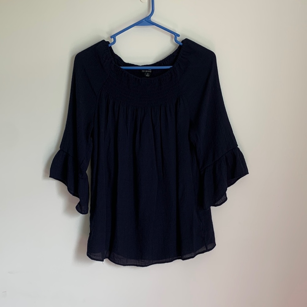 Navy blue blouse